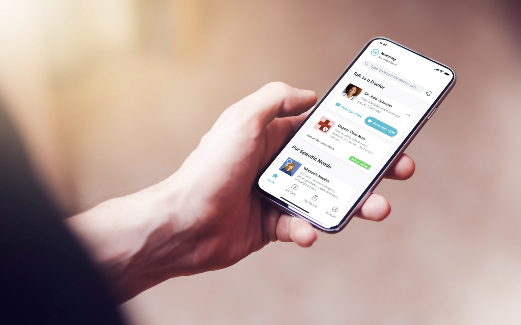 Virtual primary care on phone and desktop